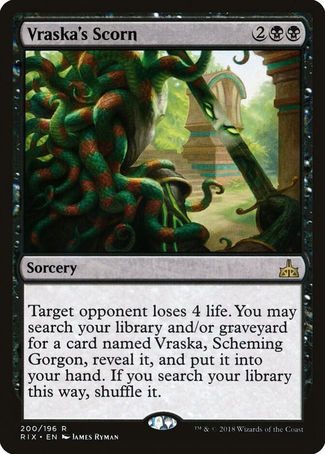 Vraska's Scorn 200 Rivals of Ixalan MTG R NM