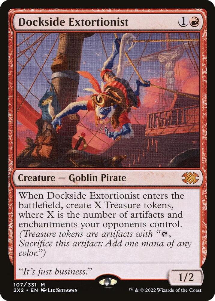 Dockside Extortionist 107 Double Masters 2022 MTG Mythic NM
