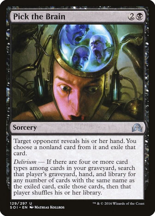 Pick the Brain 129 Shadows over Innistrad MTG UC LP