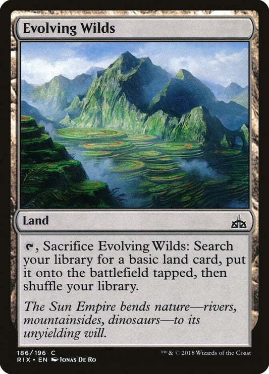 Evolving Wilds 186 Rivals of Ixalan MTG C NM