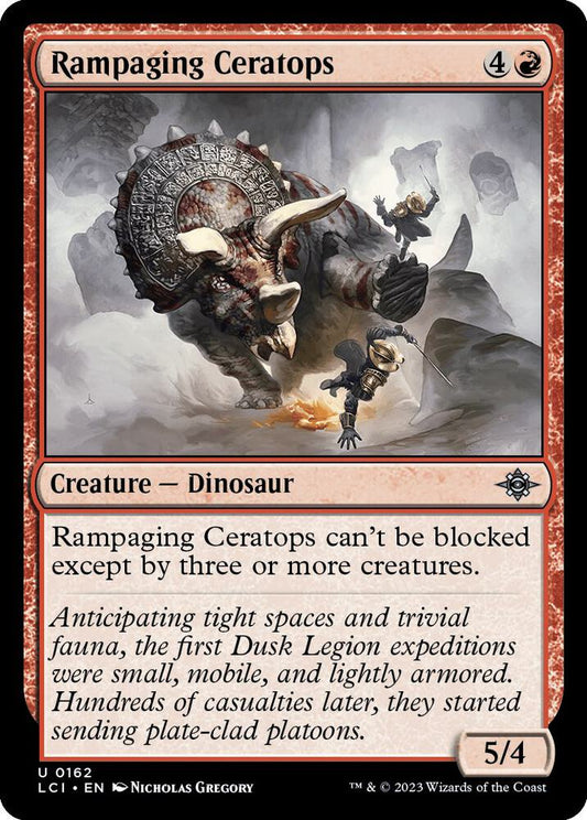 Rampaging Ceratops 162 The Lost Caverns of Ixalan MTG UC NM