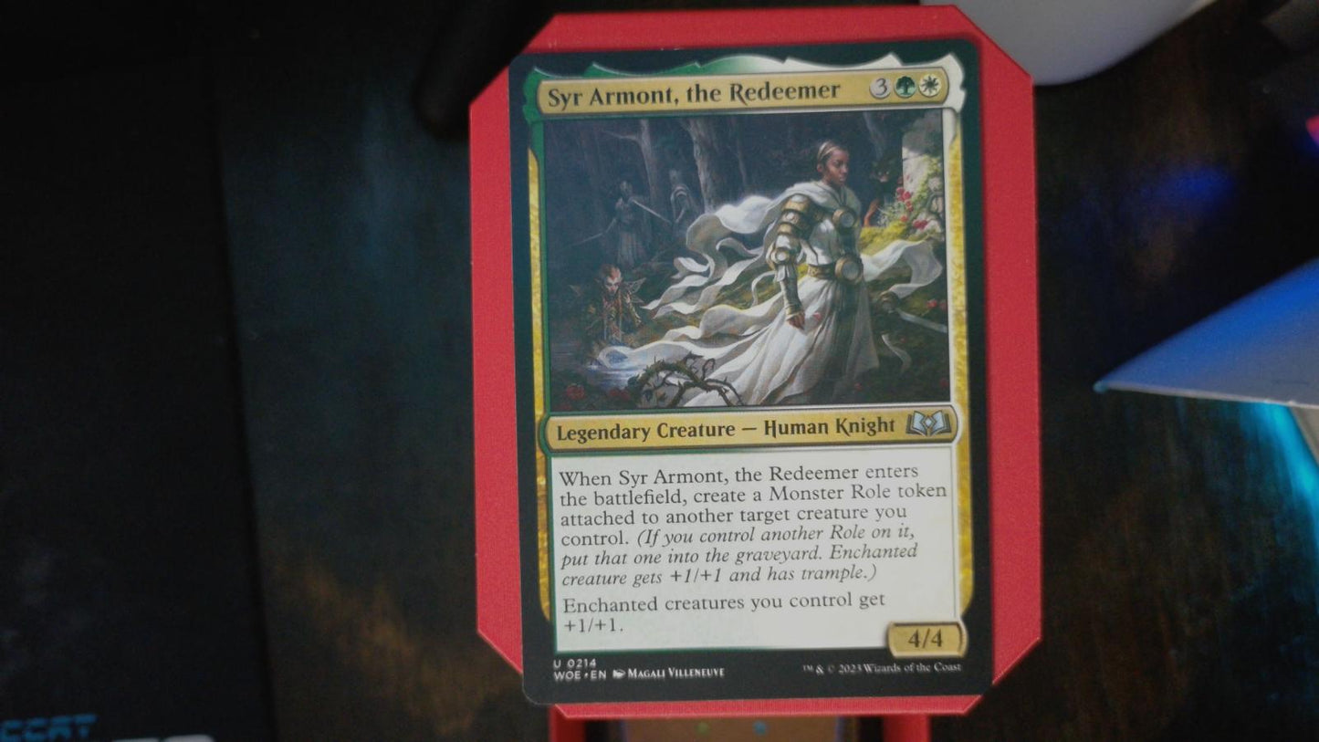 Syr Armont, the Redeemer 214 Wilds of Eldraine MTG UC NM