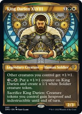 King Darien XLVIII (Showcase) 303 Dominaria United MTG R NM