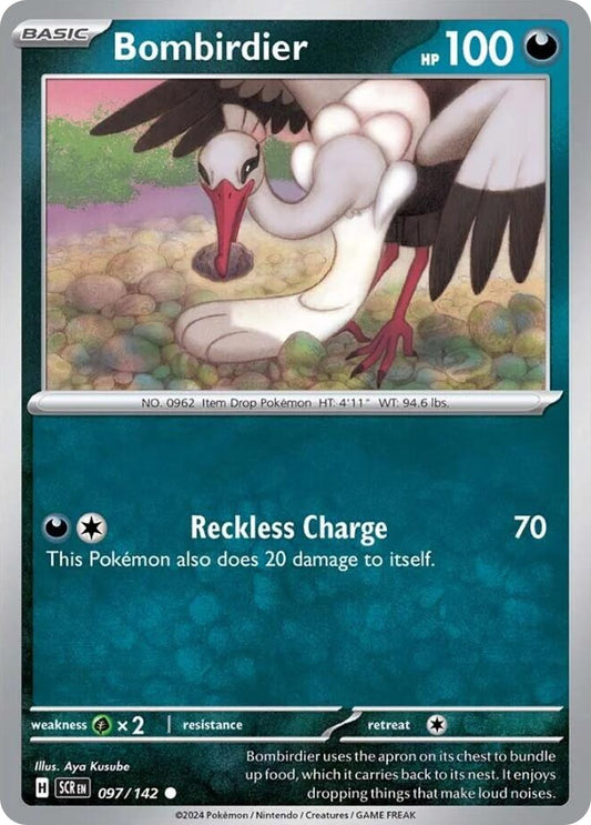 Bombirdier 97/142 Stellar Crown Pokemon C NM