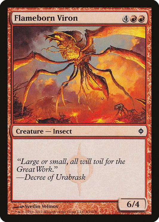 Flameborn Viron 83 New Phyrexia MTG C NM