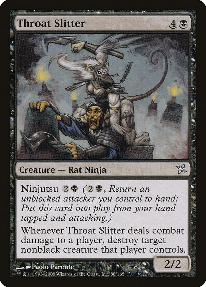 Throat Slitter 88 Betrayers of Kamigawa MTG UC LP