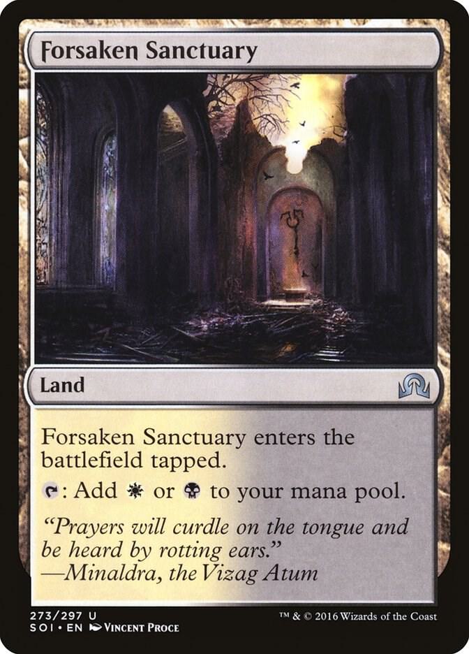 Forsaken Sanctuary 273 Shadows over Innistrad MTG UC NM