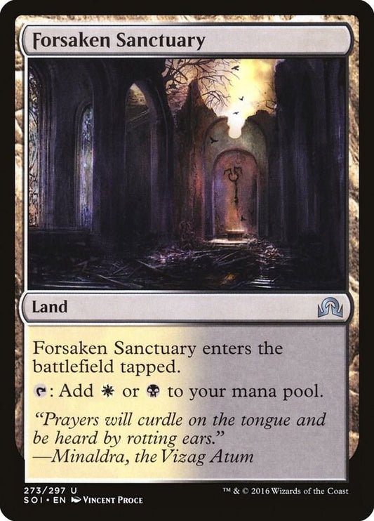 Forsaken Sanctuary 273 Shadows over Innistrad MTG UC NM