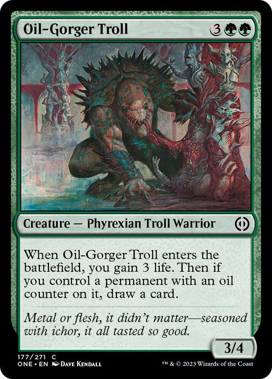 Oil-Gorger Troll 177 Phyrexia: All Will Be One MTG C NM