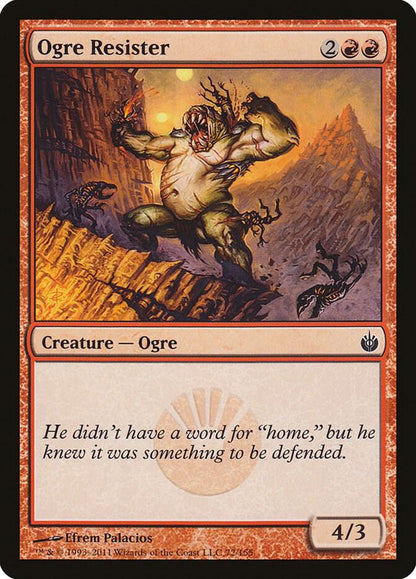 Ogre Resister 72 Mirrodin Besieged MTG C NM