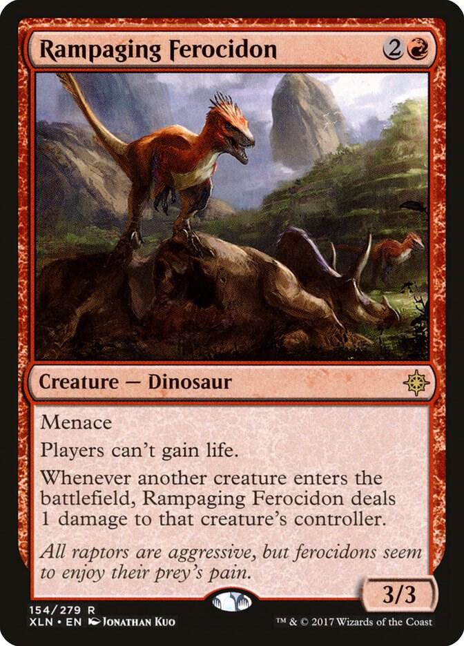 Rampaging Ferocidon 154 Ixalan MTG R NM