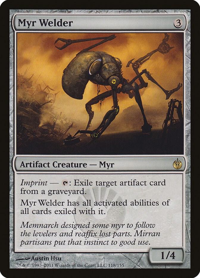 Myr Welder 118 Mirrodin Besieged MTG R LP