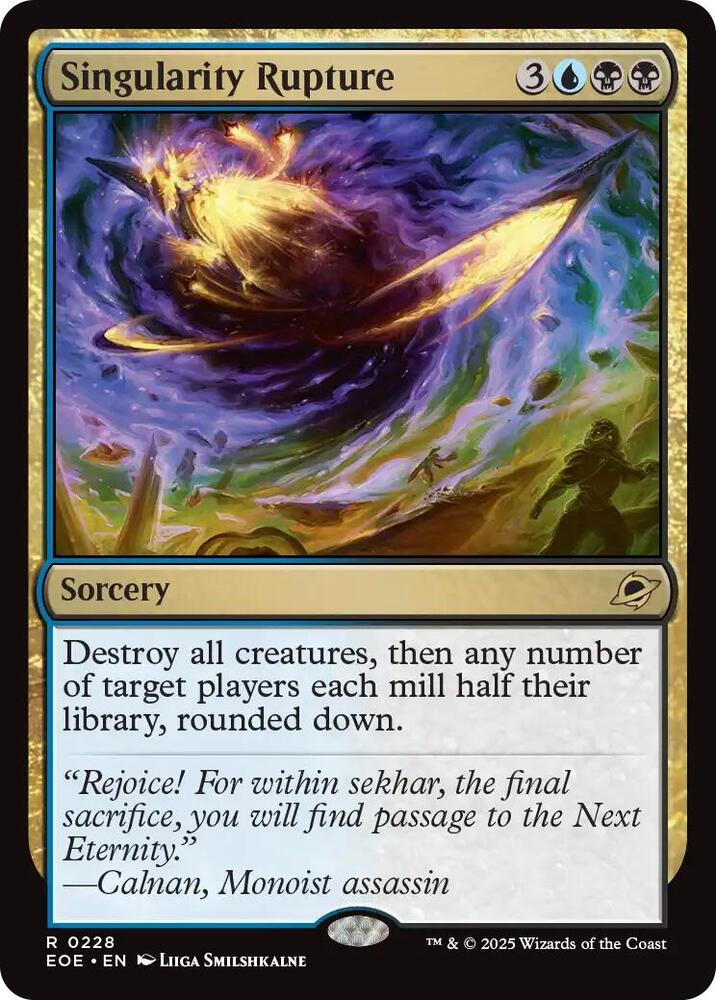Singularity Rupture 228 Edge of Eternities MTG R NM