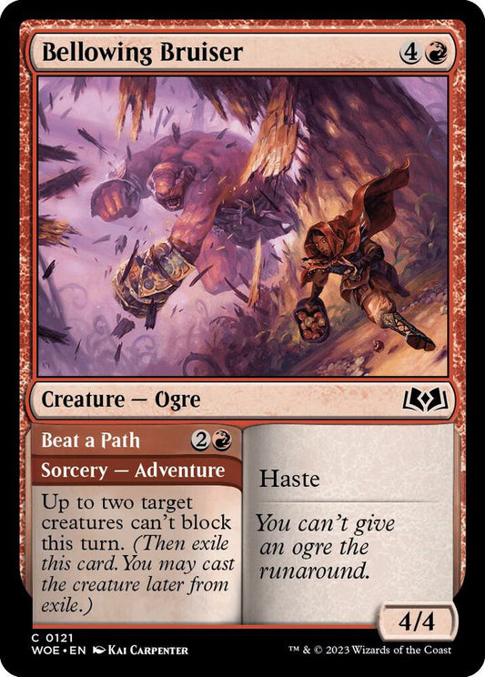 Bellowing Bruiser 121 Wilds of Eldraine MTG C NM