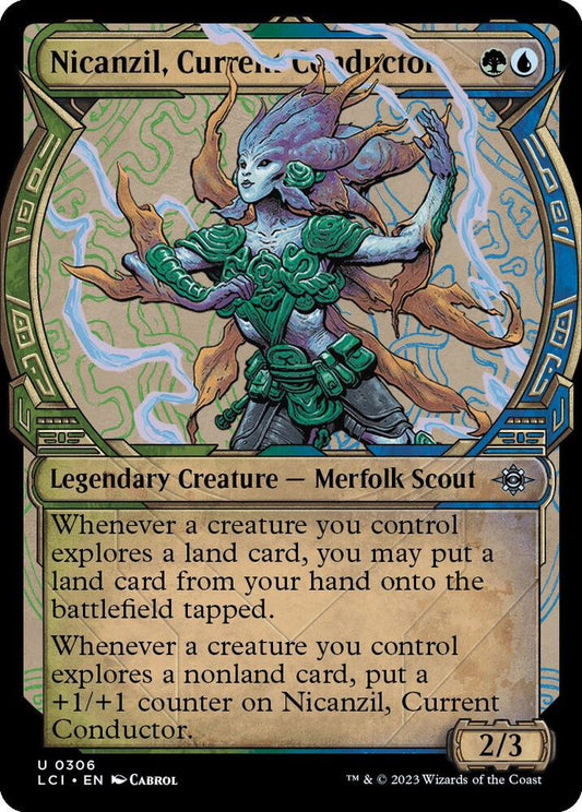 Nicanzil, Current Conductor (Showcase) 306 The Lost Caverns of Ixalan MTG UC NM