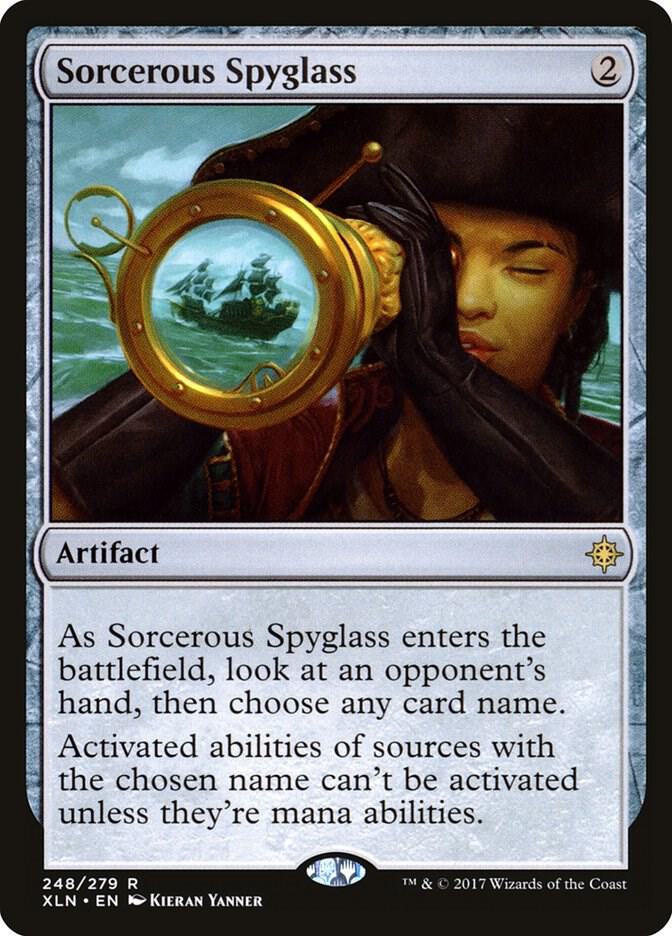 Sorcerous Spyglass 248 Ixalan MTG R NM