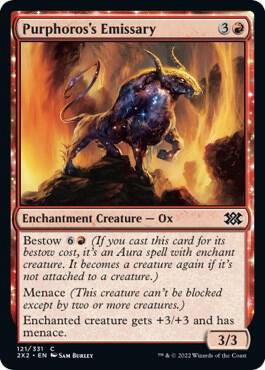 Purphoros's Emissary 121 Double Masters 2022 MTG C NM