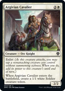 Argivian Cavalier 4 Dominaria United MTG C NM