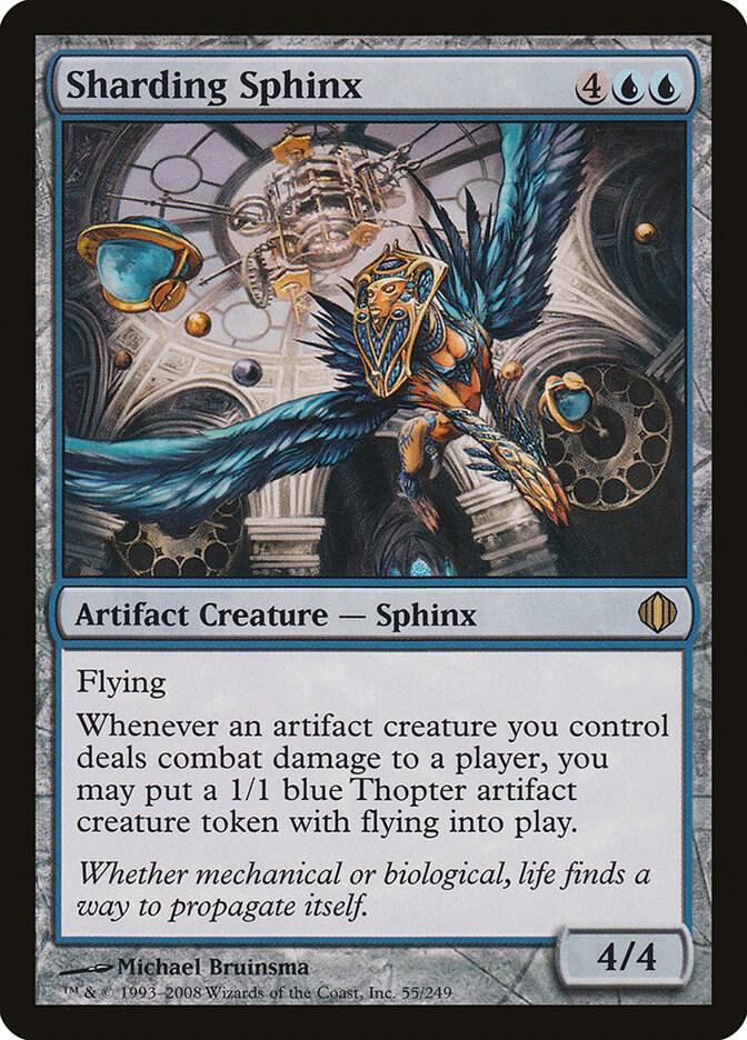 Sharding Sphinx 55 Shards of Alara MTG R LP