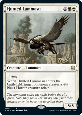 Hunted Lammasu 94 Commander 2021 MTG R NM