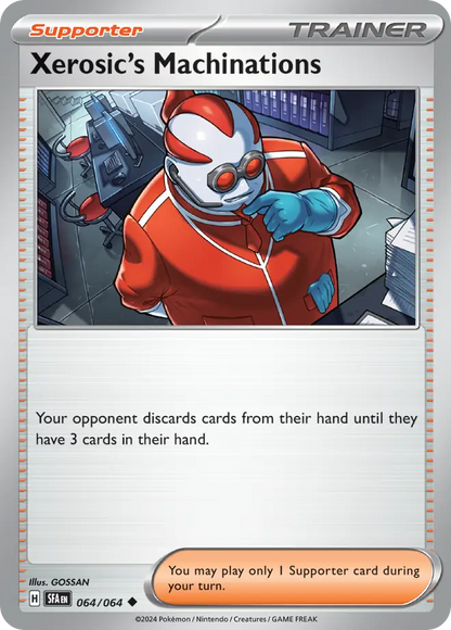 Xerosic's Machinations 064/064 Shrouded Fable Pokemon UC NM