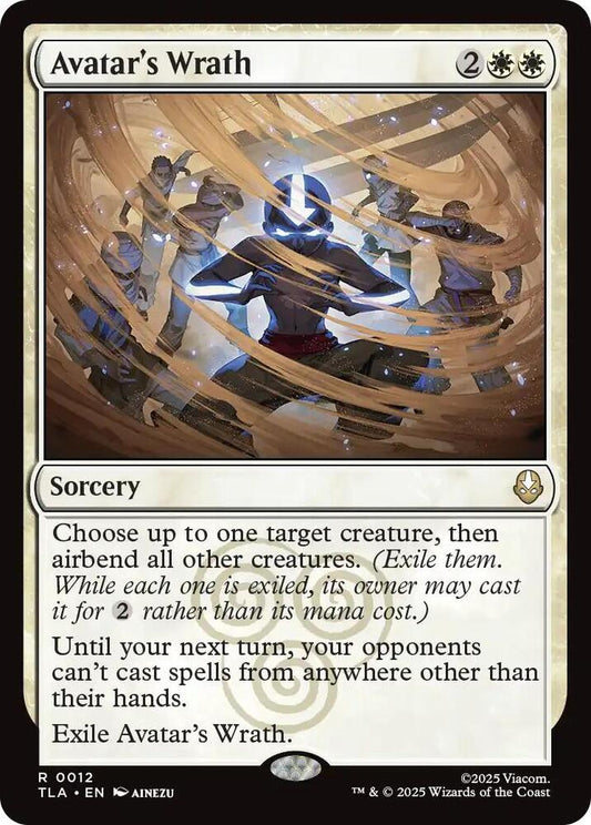 Avatar's Wrath 12 Avatar: The Last Airbender MTG R Foil NM