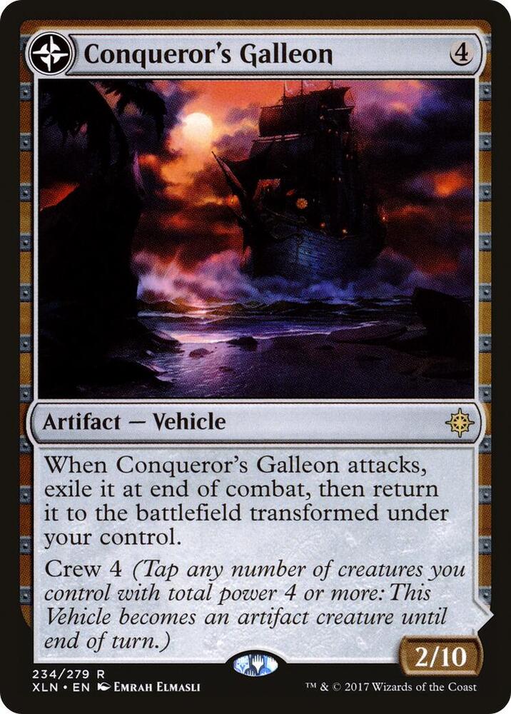Conqueror's Galleon 234 Ixalan MTG R NM