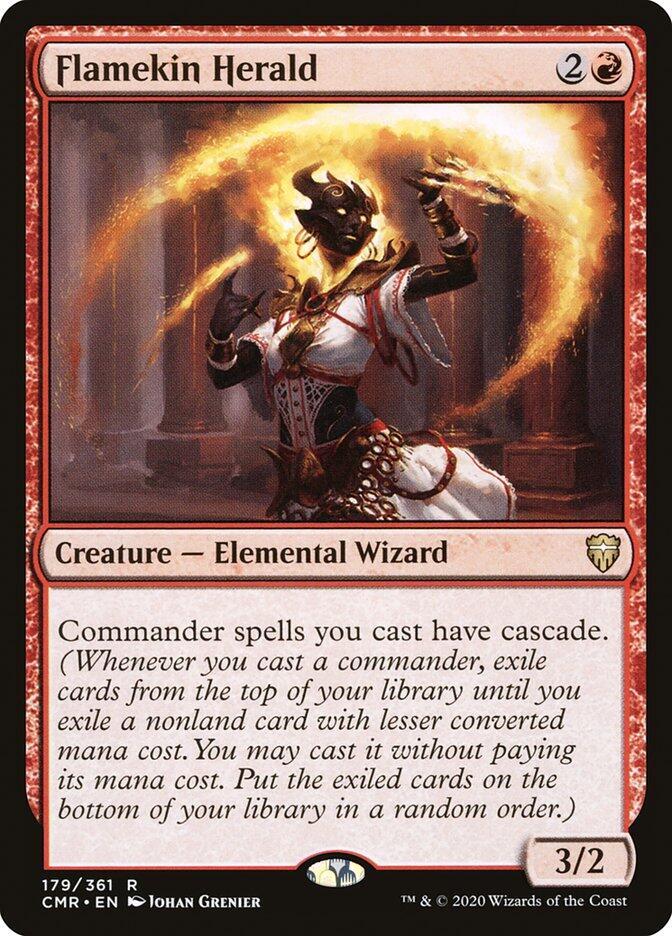 Flamekin Herald 179 Commander Legends MTG R NM