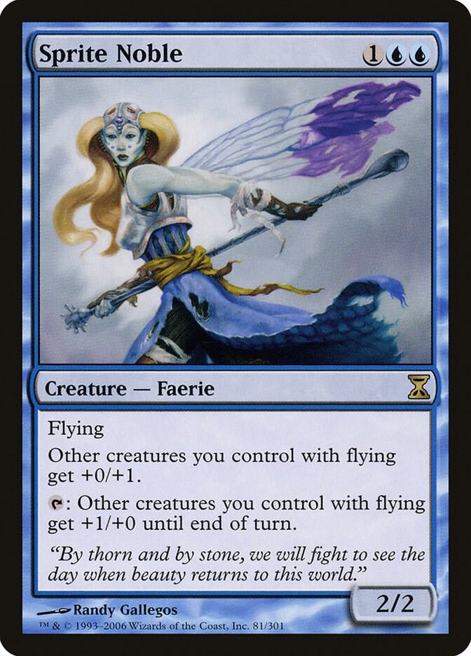 Sprite Noble 81 Time Spiral MTG R NM