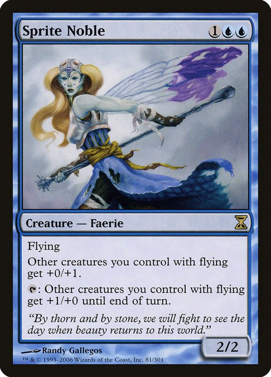 Sprite Noble 81 Time Spiral MTG R NM