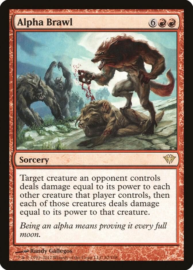 Alpha Brawl 82 Dark Ascension MTG R NM