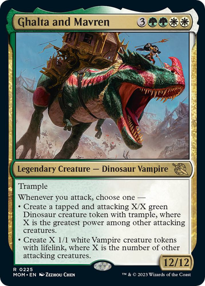 Ghalta and Mavren 225 March of the Machine MTG R NM