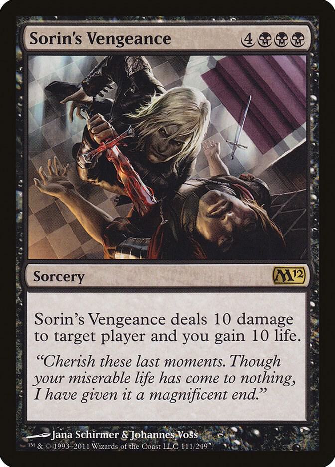 Sorin's Vengeance 111 Magic 2012 (M12) MTG R LP