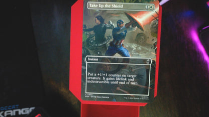 Take Up the Shield (Borderless) 348 Marvel Super Heroes MTG C NM