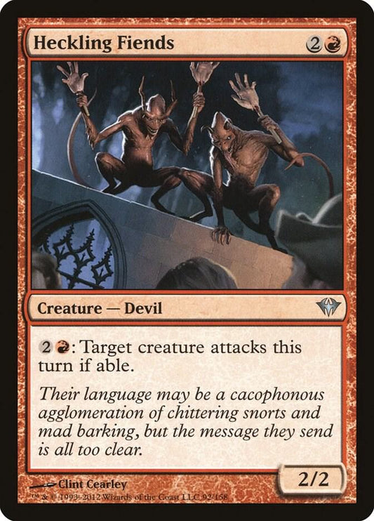 Heckling Fiends 92 Dark Ascension MTG UC NM