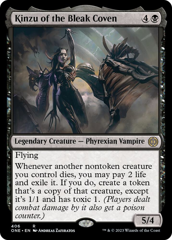 Kinzu of the Bleak Coven 406 Phyrexia: All Will Be One MTG R NM