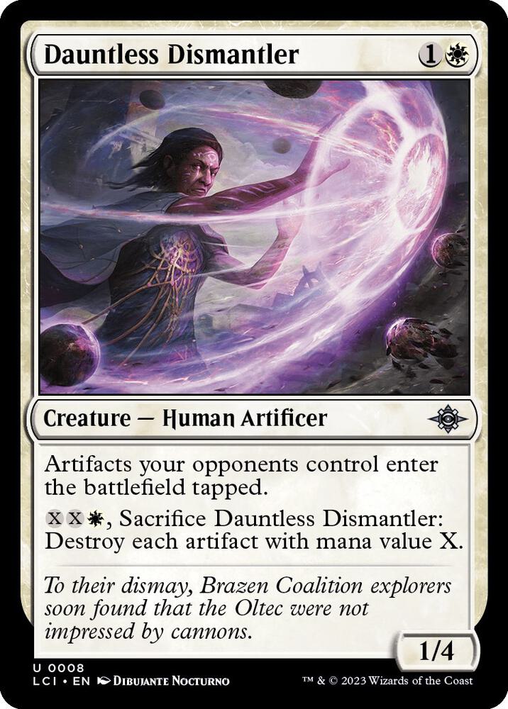 Dauntless Dismantler 8 The Lost Caverns of Ixalan MTG UC NM