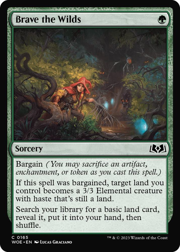 Brave the Wilds 165 Wilds of Eldraine MTG C NM