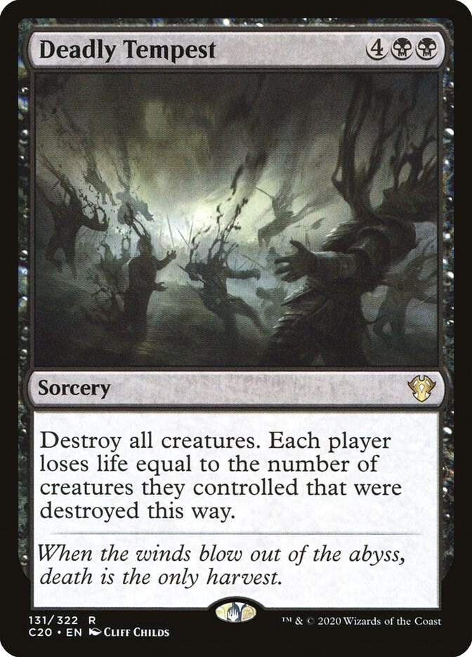 Deadly Tempest 131 Commander 2020 MTG R NM
