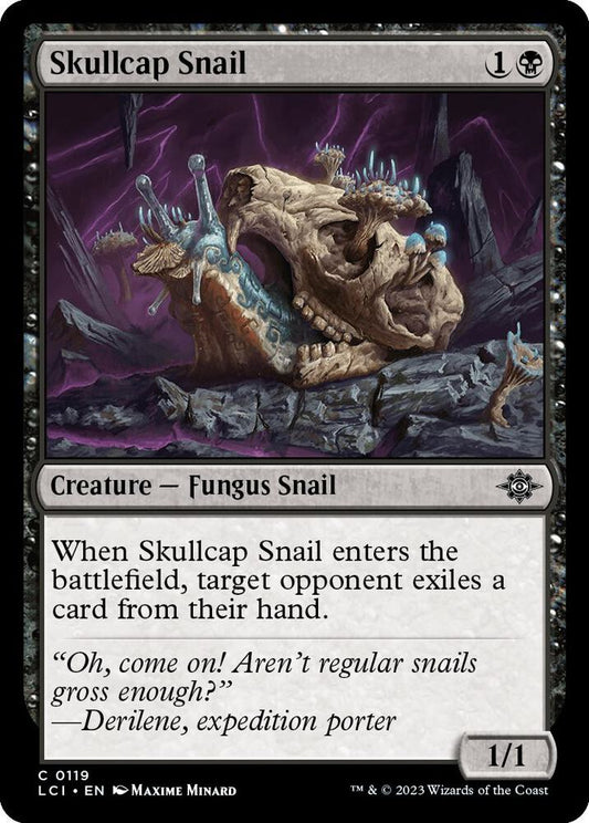 Skullcap Snail 119 The Lost Caverns of Ixalan MTG C NM