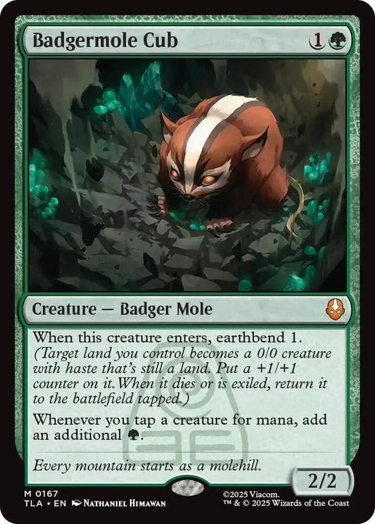 Badgermole Cub 167 Avatar: The Last Airbender MTG Mythic NM