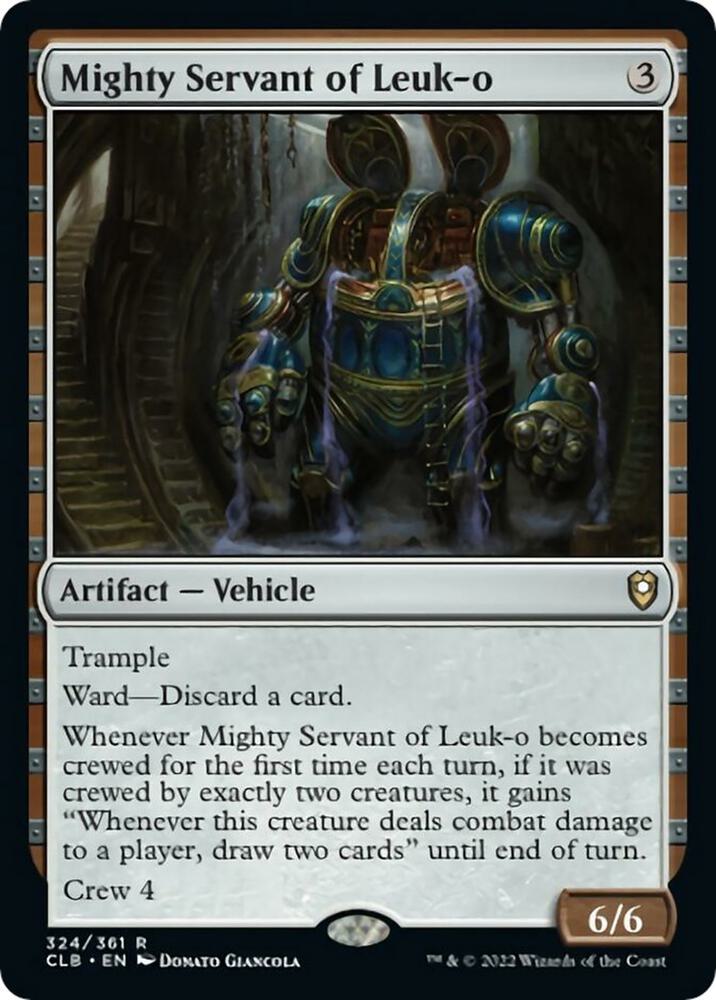 Mighty Servant of Leuk-o 324 Commander Legends: Battle for Baldur's Gate MTG NM