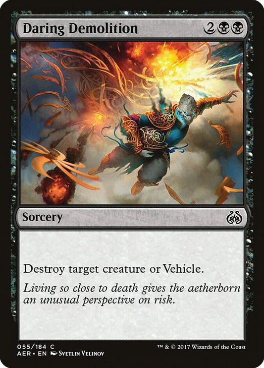 Daring Demolition 55 Aether Revolt MTG C LP