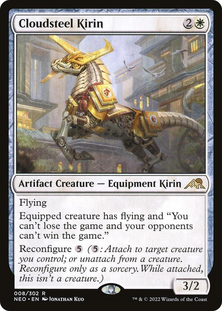 Cloudsteel Kirin 8 Kamigawa: Neon Dynasty MTG R NM