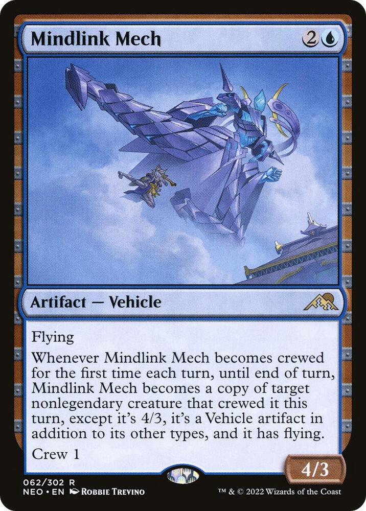 Mindlink Mech 62 Kamigawa: Neon Dynasty MTG R NM