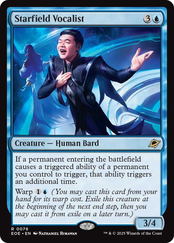 Starfield Vocalist 78 Edge of Eternities MTG R NM