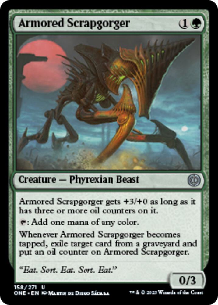 Armored Scrapgorger 158 Phyrexia: All Will Be One MTG UC NM