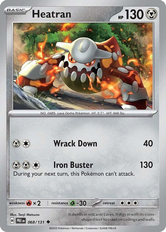 Heatran 068/131 Prismatic Evolutions Pokemon UC NM