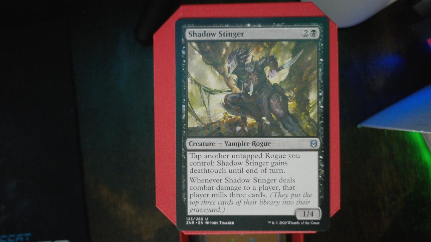 Shadow Stinger 123 Zendikar Rising MTG UC NM