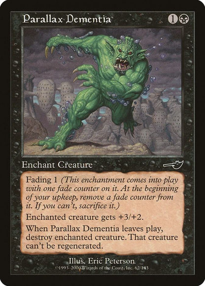 Parallax Dementia 62 Nemesis MTG C LP